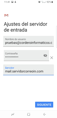 android-correo-entrante Android correo entrante