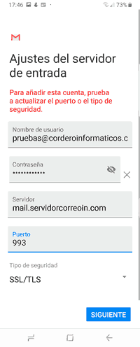 android-servidor-entrante Android dervidor entrante