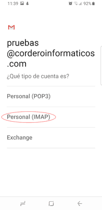 android-tipo-cuenta Android tipo de cuenta