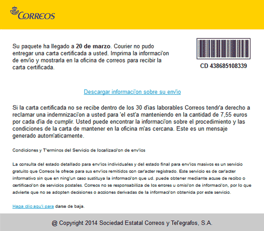 Phishing Correos