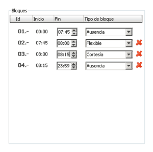 Horario cucotime bloque 4