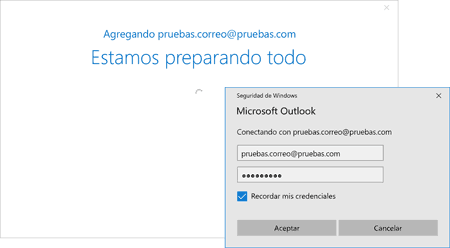 Outlook password 2