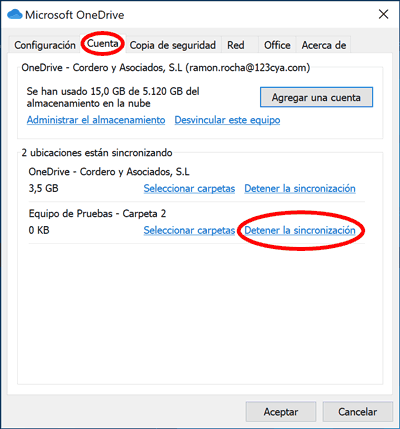 onedrive-detener-sincronizacion Onedrive detener sincronización