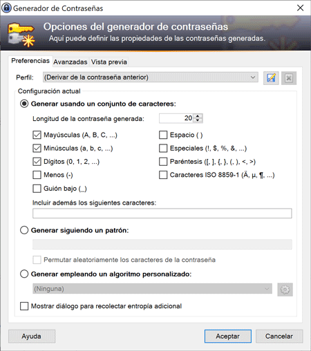 keepass-generador-passwords Keepass generador passwords
