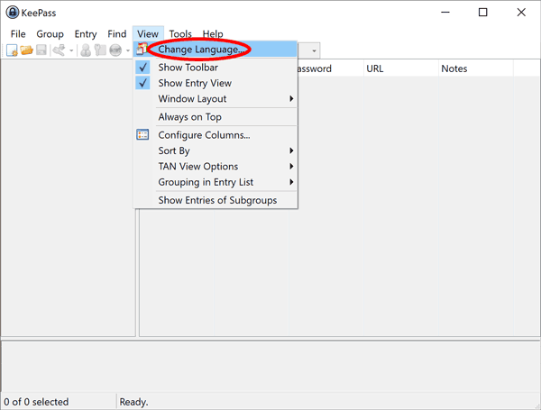 keepass-lenguaje Keepass lenguaje