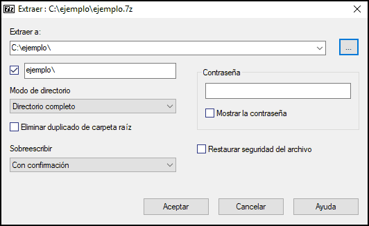 Diálogo extraer