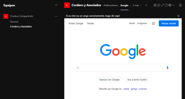 Teams Google