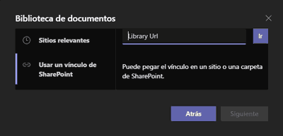 Teams vincular Sharepoint