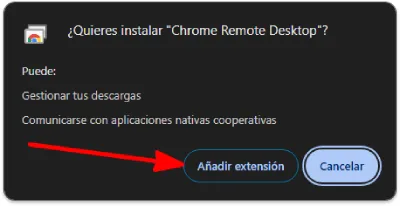 Confirmar instalación