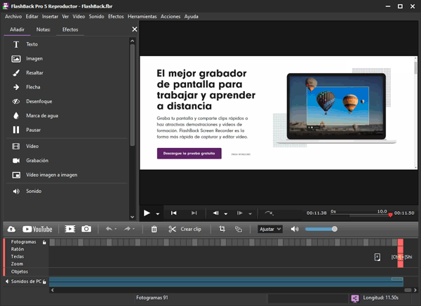 Editor FlashBack
